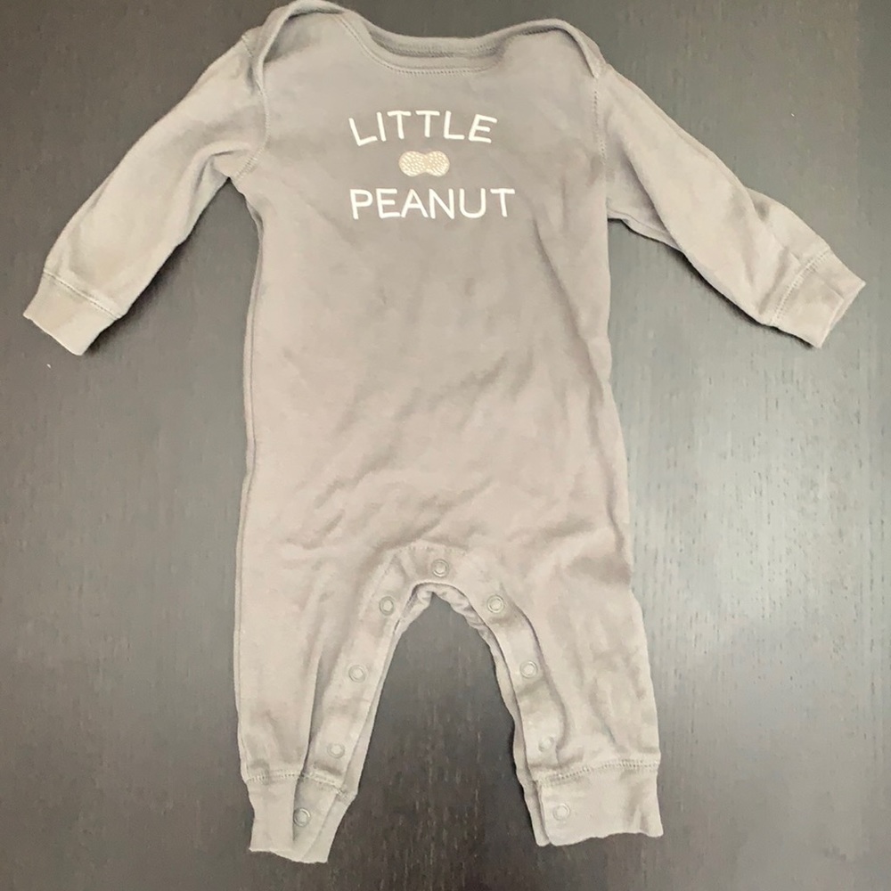 Baby Boy One Piece long Sleeve “Little Peanut”